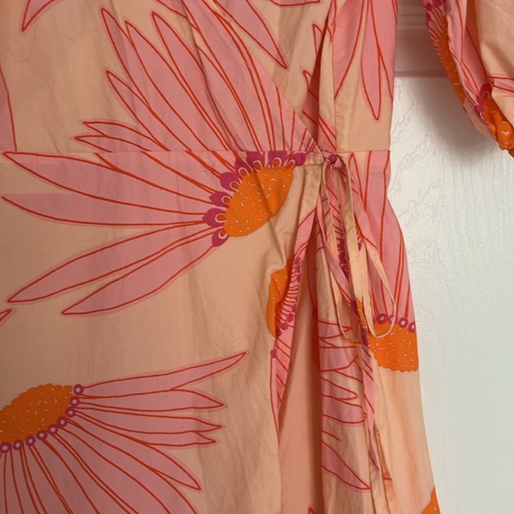 Kate Spade Falling Flower Wrap Dress - Picture 8 of 12